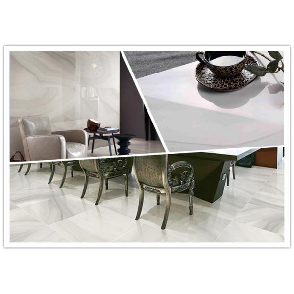 Frost Resistant Marble Look Bathroom Floor Tiles / Marble Like Ceramic Tile