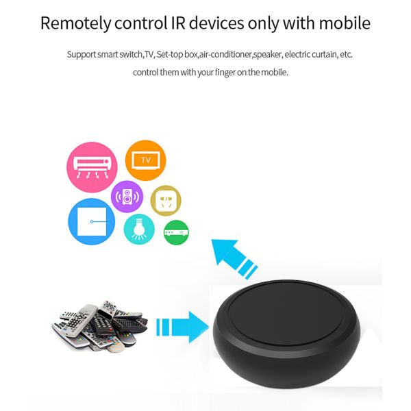 Tuya Smart Home Universal Remote Control Switch, DC 5V Relay Wifi IR RF, Tuya/Smartlife Compatible