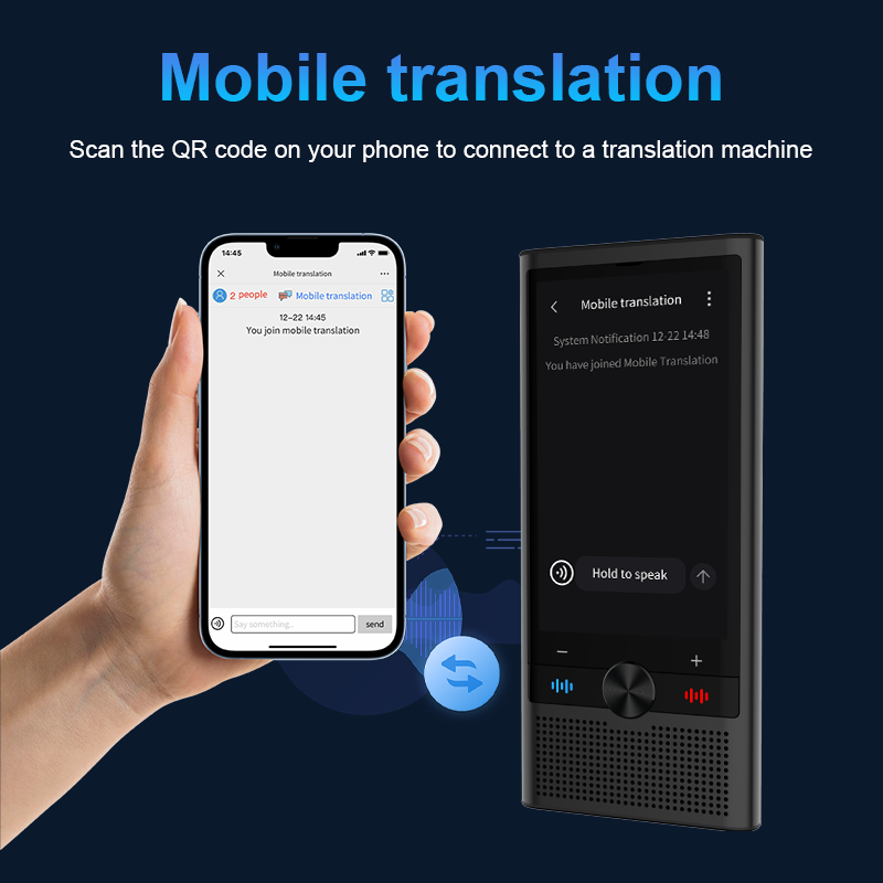 Smart AI Translator Device Portable Translation Machine Support Voice Text Scan Translation