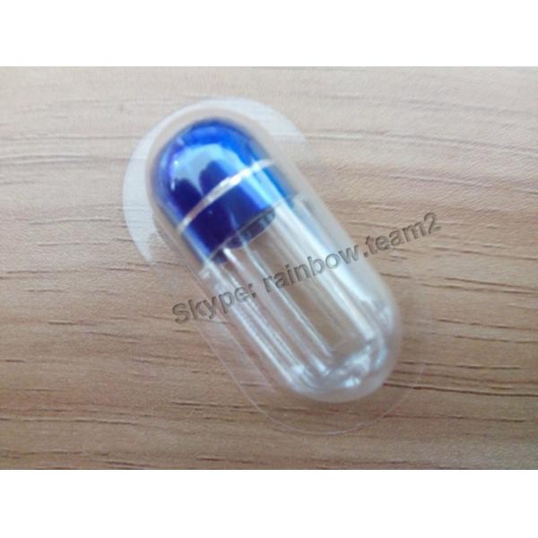 Pilule sexuelle en or plastique réutilisable, petite bouteille de médicament, bouteilles de pilule à zone étendue.