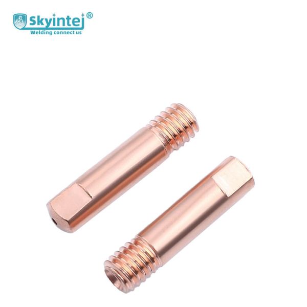 Skyintej M6 Thread 15AK Contact Tip Copper/Brass Welding Nozzle MIG Torch Spare Parts for CO2 Welder