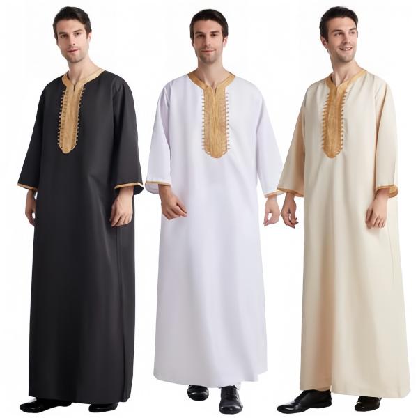 Lightweight Thobe Fabric TR 80/20 Polyester/Viscose Blend for Muslim Saudi Arab Thobe