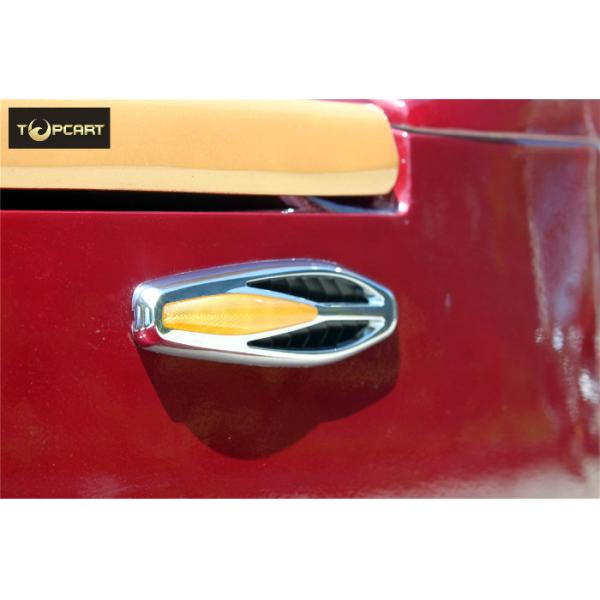 Luxury CE approved electric vintage car 12 seater golf cart in Roof with Jumper Seat