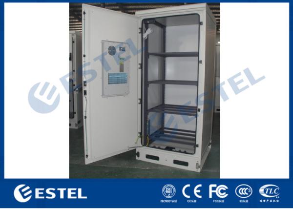 Four Layers 27U IP55 1 Compartment Outdoor Battery Cabinet