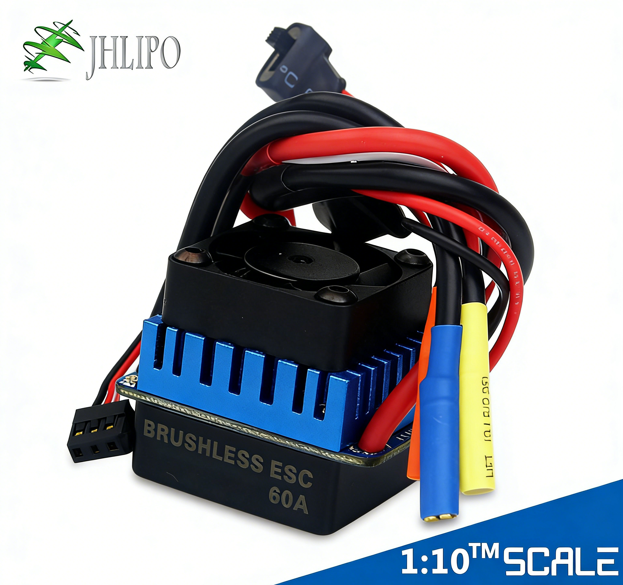 60A FPV Drone Accessories Splash Proof ESC Speed Controller Compatible With 2S / 3S LiPo Batteries