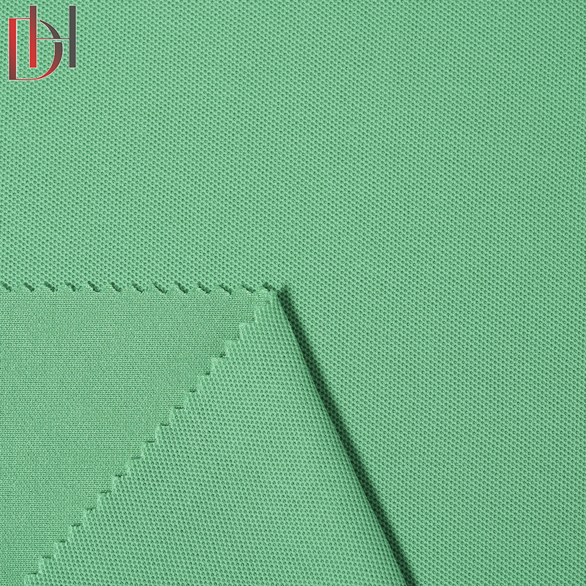 Wholesale Breathable Double Pique Fabric 63% Cotton 37% Polyester 210gsm For Garment Factories