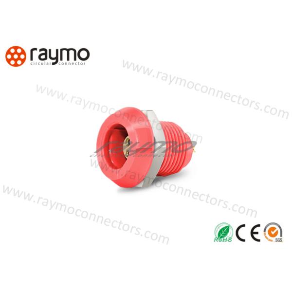 Colorful Circular Connector Plug Fixed Receptacle 2-14 Pin IP50 Rating Light Weight