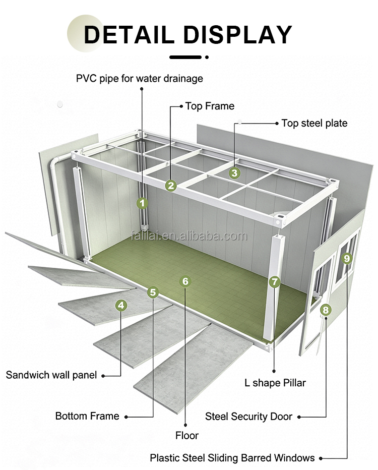 Best Glass Prefab Modern Luxury Villa Flat Pack Container House with Breathable Feature for Hotel & Restaurant Use Ready-to-Sell