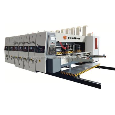 11000 PCS/H Caixa de cartão Flexo Impressão Slotting Rotary Die Cutting Vibration Stacker Machine