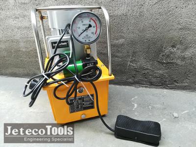 Single action electric hydraulic pump DBD750-D1, portable electric motor hydraulic pump