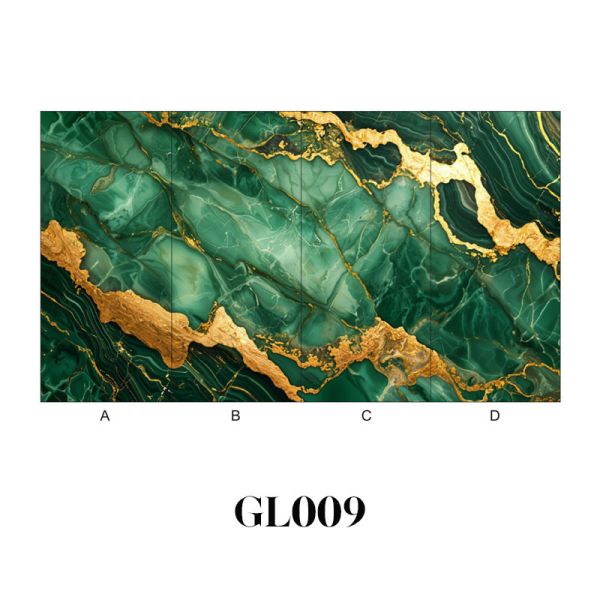 High Glossy UV Marble Sheet Faux Marble Wall Panel Easy Install for Interior Wall Decor