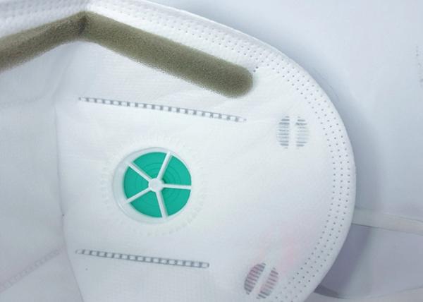 High Safety N95 Valved Mask Cup Shaped Odourless With CE FDA Certification