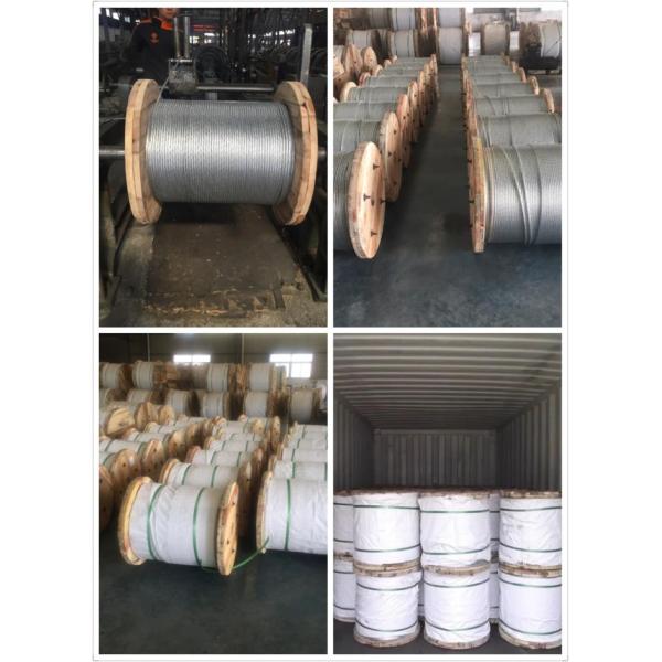 Кабель покрытый цинком гальванизированный стальной посыльного 7 3.25мм 700 Н/Мм2 согласно рангу 700-1350 БС 183