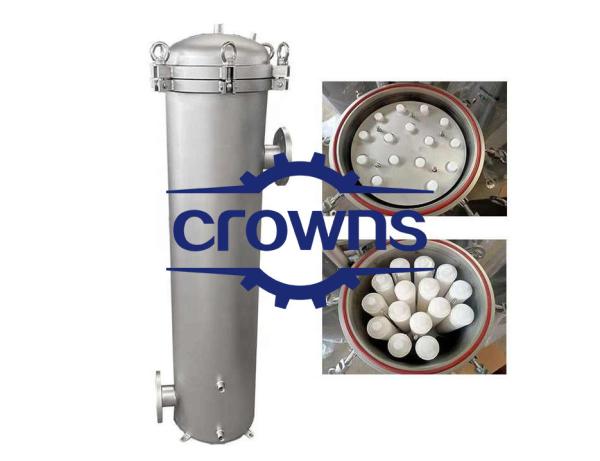 Stainless Steel 316 Cartridge Filter Housing for Food & Beverage Filtration Processes