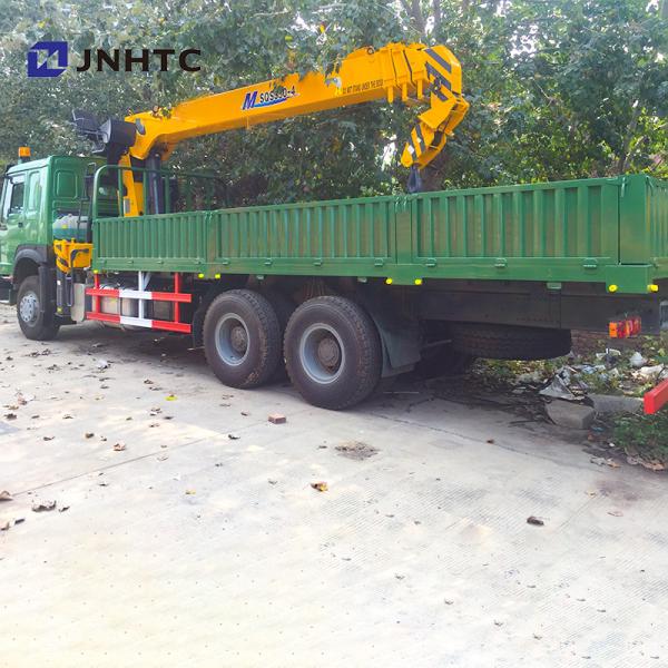 10 Wheels 371hp 10 Ton Straight Arm Crane Truck Sinotruk HOWO 6x4