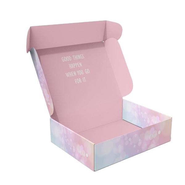 Custom Logo Printed Colored Cardboard Paper Corrugated Shipping Mailer Box For Shoe