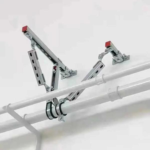 Corrosion Resistant Seismic Hangers Heavy Duty Cable Seismic Bracing For Pipelilne System