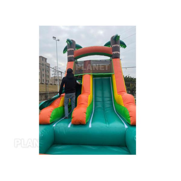 Скольжение бассейна партии 1000D джунглей PVC прочное раздувное