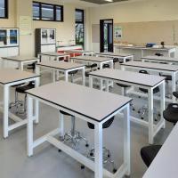 Móvel cerâmico dos equipamentos de laboratório da ciência da mobília do laboratório da escola com cadeira SEFA 8M