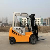 Caminhão de empilhadeira personalizado da bateria, 5 Ton Seated Electric Pallet Forklift