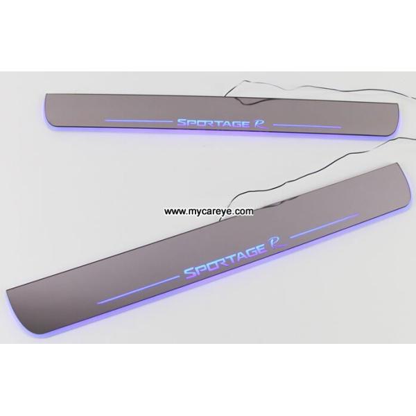 Kia Sportage custom car door welcome LED lights auto light sill pedal