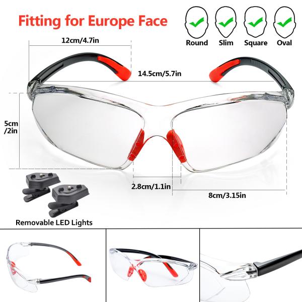 Orange Welding Machine Glass Anti UV ANSI Z87 Scratch Proof Safety Glasses