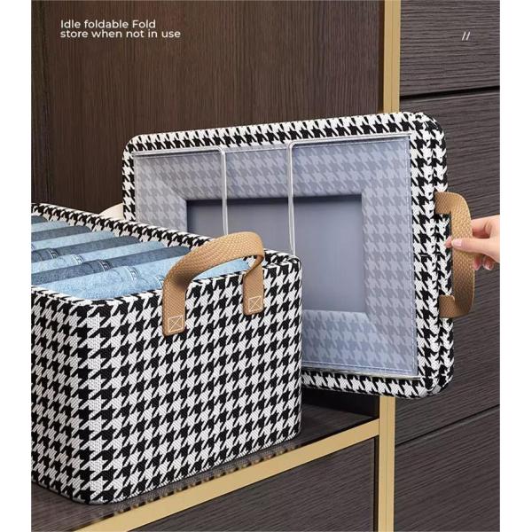 Storage Convenience Newest Fashinable Fabric Storage Organizer With Reinforced Handle