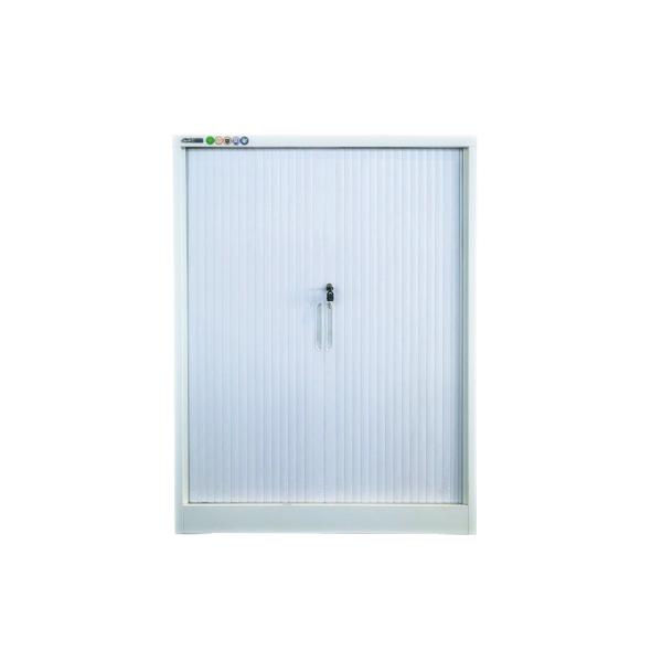Key Lock Roll Up Door Steel Movable Storage Filing Cabinet