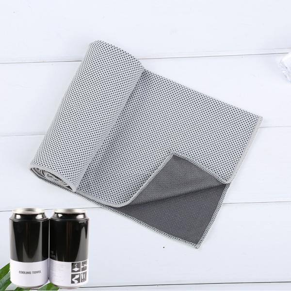 Custom Logo Polyester Microfiber Cooling Towel for Sports and Outdoor Activities