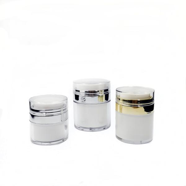 White Face Cream PP 15g 30g Airless Empty Cosmetic Jars