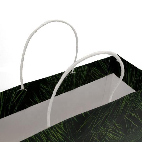 Clothing And Footwear Recycled Kraft Paper Bag J Cut Twisted Handle Paper Bags