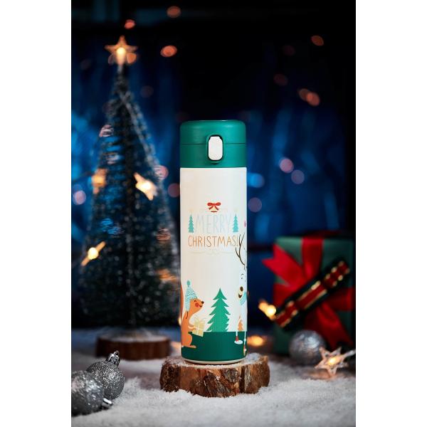 Вакуумные бутылки Термосы Светодиодные цифровые бутылки с водой Вакуумные кружки из нержавеющей стали