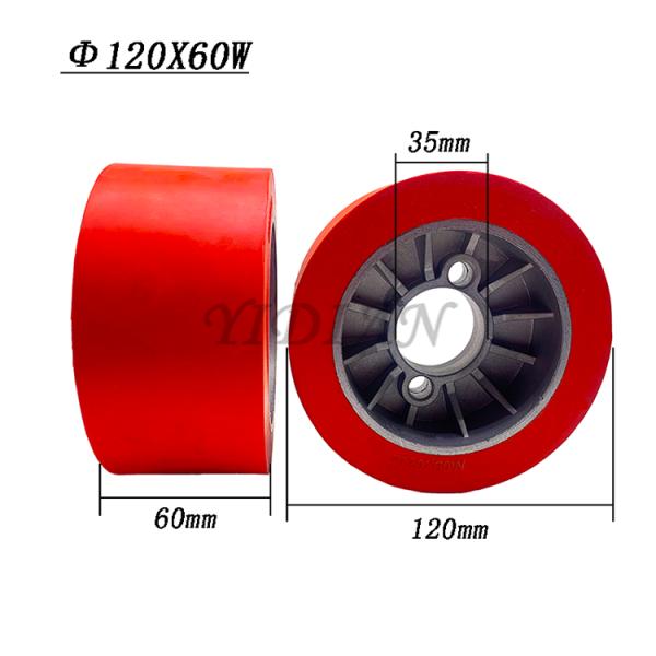 120*35*60мм фидер разделяет подающие колеса резиновые пресс-ролики для деревообрабатывающего фидера