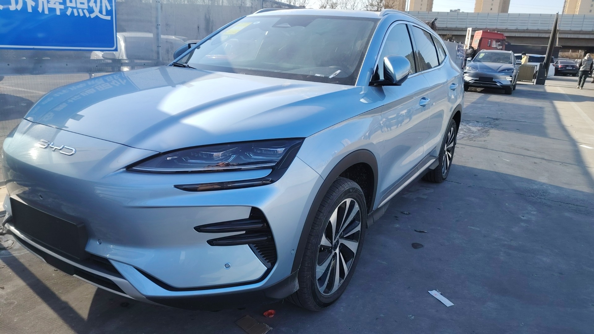 NEV 605KM BYD Song Plus Топ EV Cars Чемпионская версия Электрический автомобиль