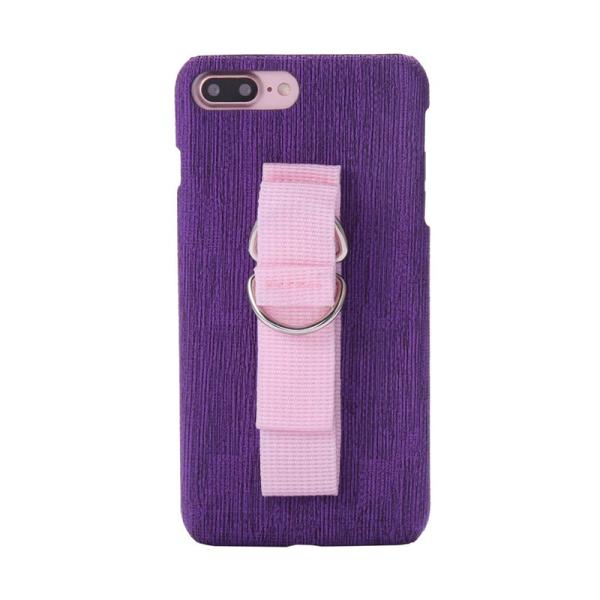 PC Colorful Canvas Wristband Back Cover Cell Phone Case For iPhone 7 6s Plus