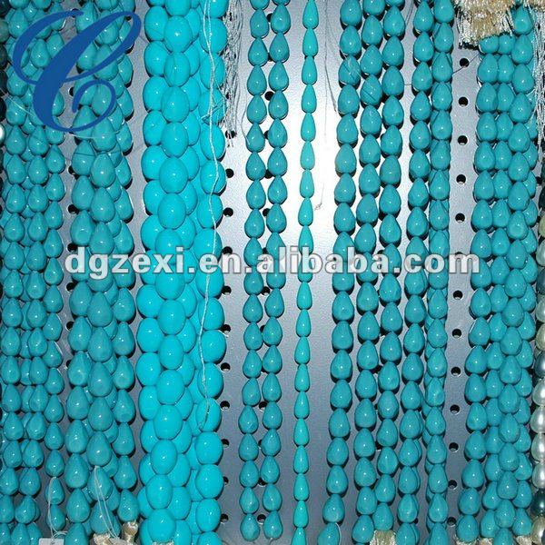 Teardrop Abs Plastic Loose Faux Pearl Bead for Decorating in Bulk