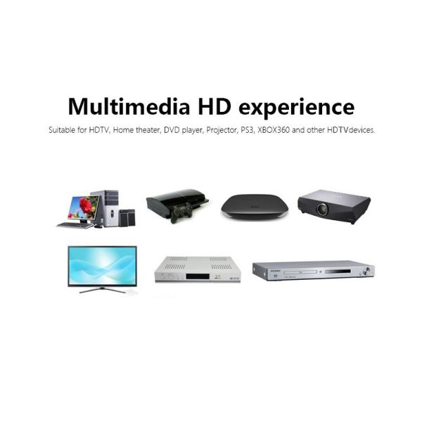 V.2.0 Active 30AWG HDTV Cable 15M 18Gbps Gold Plated