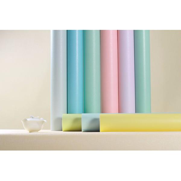 Blue Color Peel and Stick Wallpaper 3d Plain Solid Color Wallpaper for Soundproofing in Home Decoration