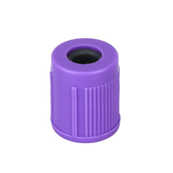 Closed/Open Butyl Rubber Stopper PET Material Blood Collection Tube Cap for 13MM,16MM Models