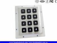 Teclado impermeável áspero da Vândalo-prova com as 12 chaves retroiluminadas ideais para o ambiente escuro