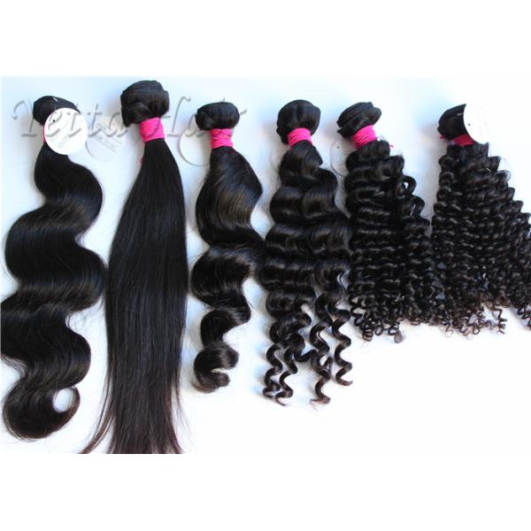 No Mix No Chemical 100% Brazilian Virgin Hair Deep Wave with Lace Closure