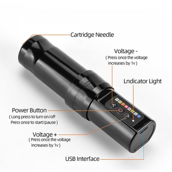 Искусство тела CE безкорневой двигатель татуировочной машины Kit Beauty Permanent Makeup Gun Kits