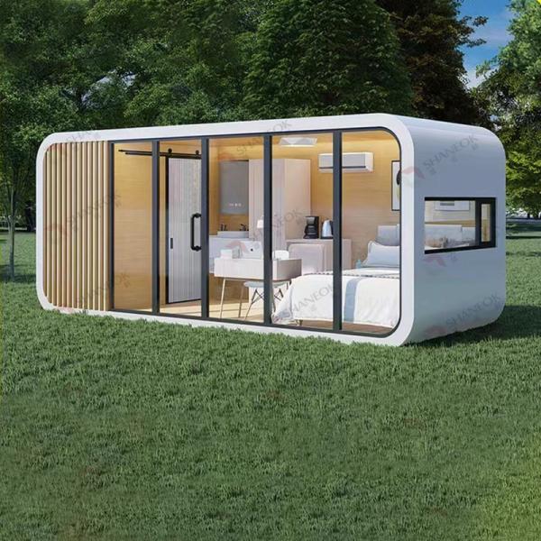 Creative Steel Structure Apple Cabin Office Outdoor Activity Board Room Apple Warehouse Manufacturers