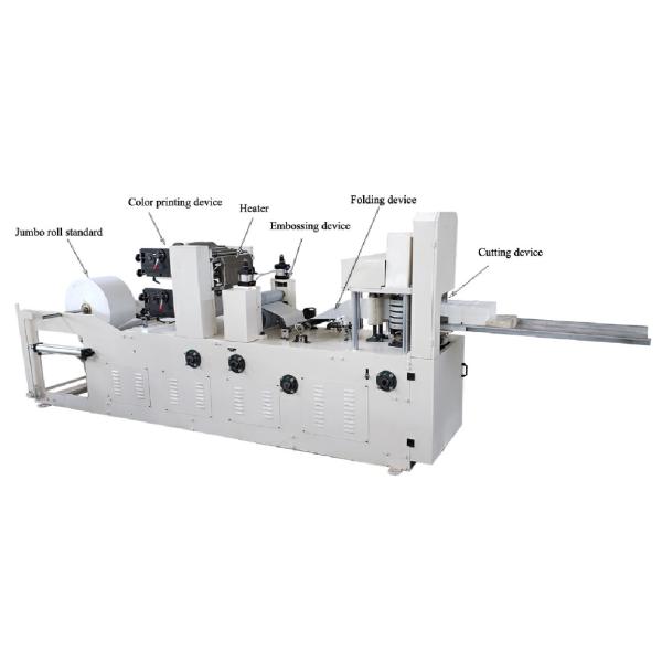 Auto Rectify Roll Slitter , Fully Automatic Napkin Making Machine