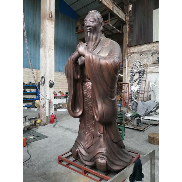 Custom Bronze Famous Portrait Sculpture Manual Forging Human Figure Sculpture