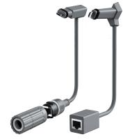PA66 Nylon RJ45 Pin Connector Waterproof Outdoor LED Lighting Connector