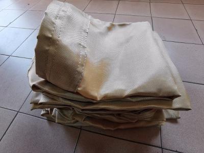 Saco de filtro de alta temperatura do óleo & do impermeabilizante da fibra de vidro para a planta do cimento