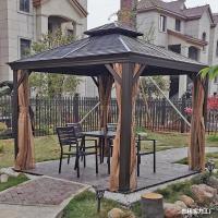 Pergolas de plafond en aluminium carré changement de jeu pour les espaces extérieurs