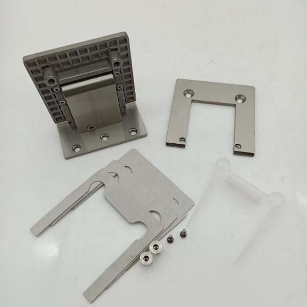 Мягкое закрытие из нержавеющей стали 304 Гидравлическая стеклянная дверная застежка Душевой панцирь на 90 градусов