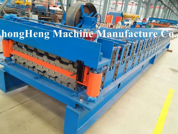 Double-corrugated Sheet Roofing Sheet Roll Forming Machine with protective cover